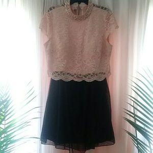 2-piece Plus size (18/19) Prom Dress